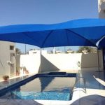 مظلات تغطية المسابح