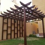 مظلات خشبية للحدائق الرياض